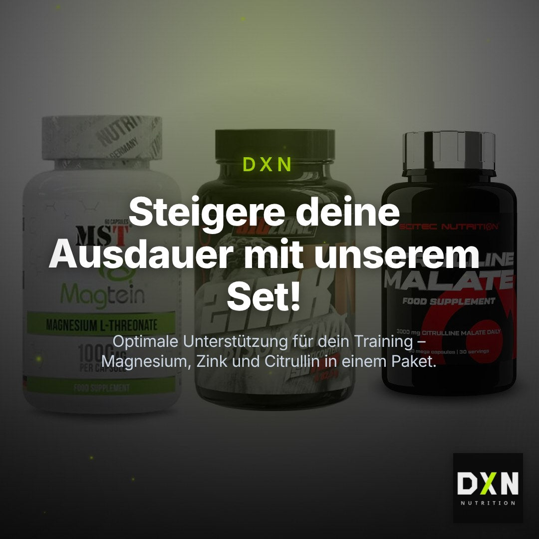 Ausdauer-Set: MST Magnesium + Big Zone Zink + Scitec Citrullin – Clean Showcase Plus