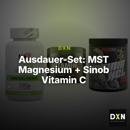 Ausdauer-Set: MST Magnesium + Sinob Vitamin C + Big Zone Arginin – Clean Showcase Plus