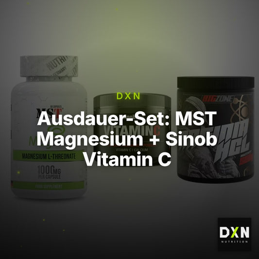 Ausdauer-Set: MST Magnesium + Sinob Vitamin C + Big Zone Arginin – Clean Showcase Plus