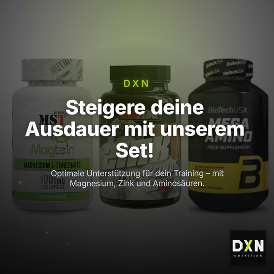 Ausdauer-Set: MST Magnesium + Big Zone Zink + BioTech Mega – Clean Showcase Plus