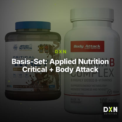 Basis-Set: Applied Nutrition Critical + Body Attack Vitamin – Clean Showcase Plus