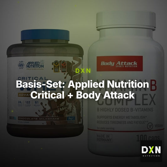 Basis-Set: Applied Nutrition Critical + Body Attack Vitamin – Clean Showcase Plus