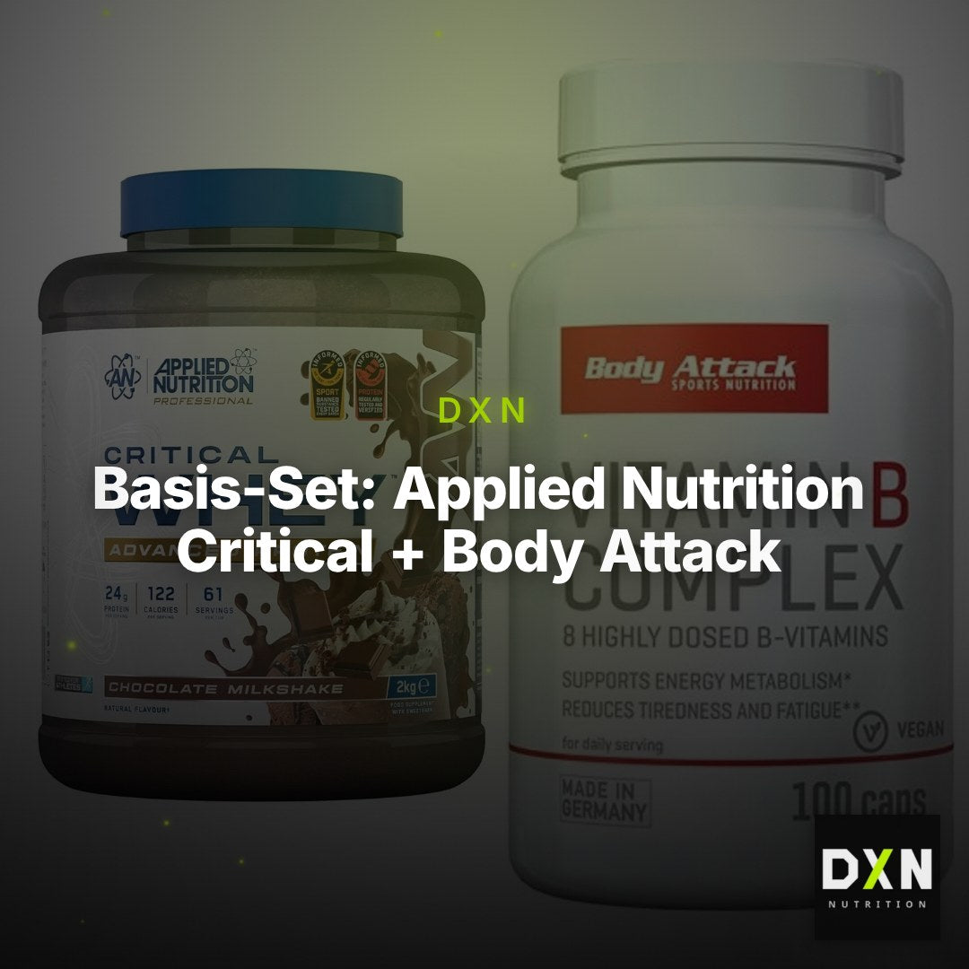 Basis-Set: Applied Nutrition Critical + Body Attack Vitamin – Clean Showcase Plus