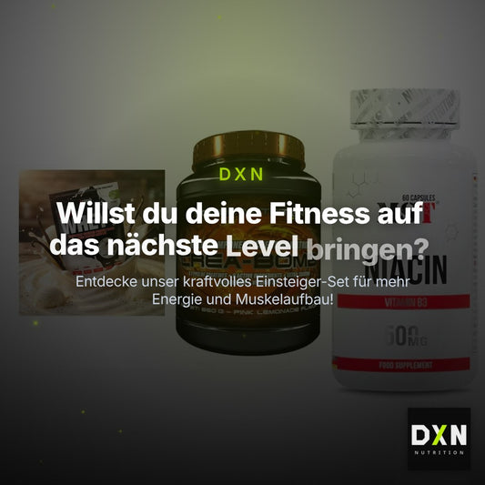 Einsteiger-Set: Sinob Honest Whey+ + Scitec Crea-Bomb + MST Niacin – Clean Showcase Plus