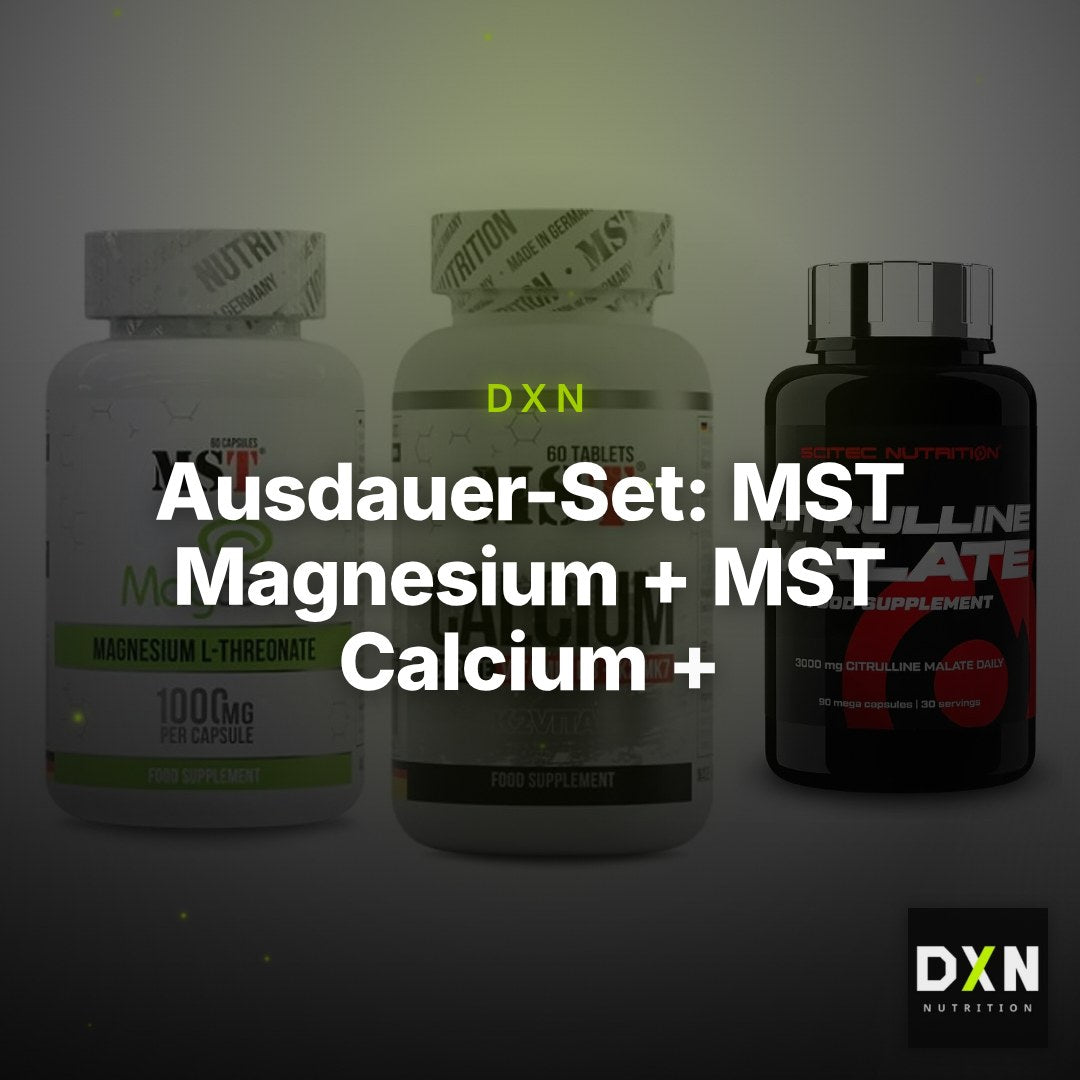 Ausdauer-Set: MST Magnesium + MST Calcium + Scitec Citrullin – Clean Showcase Plus