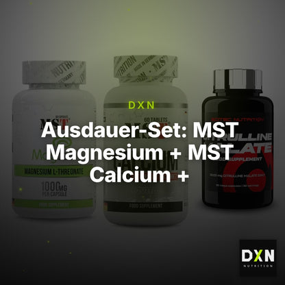 Ausdauer-Set: MST Magnesium + MST Calcium + Scitec Citrullin – Clean Showcase Plus