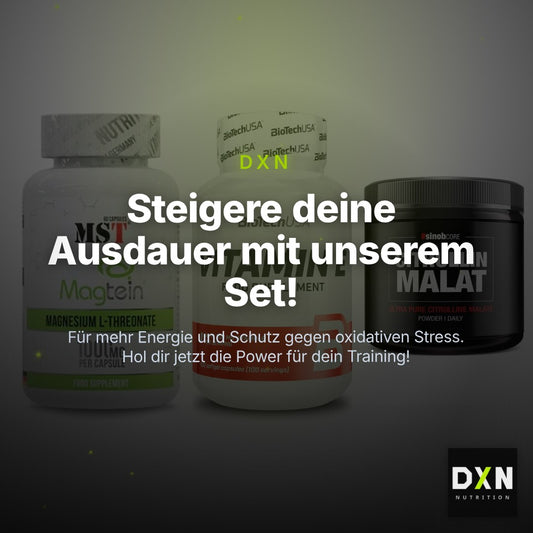 Ausdauer-Set: MST Magnesium + BioTech Vitamin + Sinob Core – Clean Showcase Plus