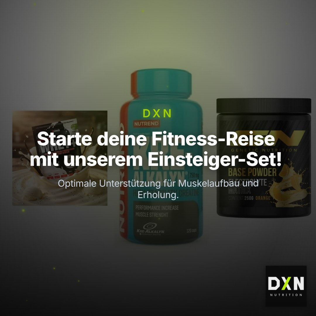 Einsteiger-Set: Sinob Honest + Nutrend Kre-Alka + GN Base Powder – Clean Showcase Plus