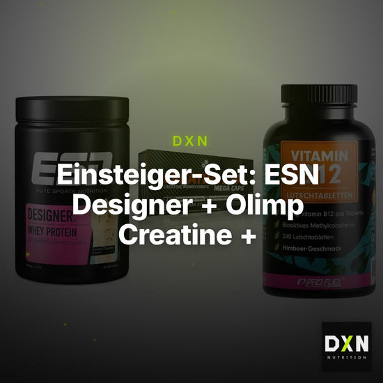 Einsteiger-Set: ESN Designer + Olimp Creatine + ProFuel Vitamin – Clean Showcase Plus