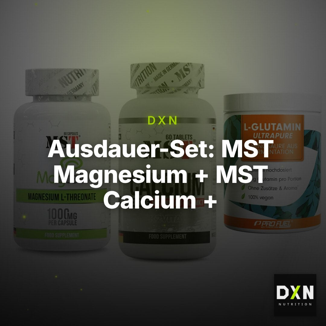 Ausdauer-Set: MST Magnesium + MST Calcium + ProFuel Glutamin – Clean Showcase Plus