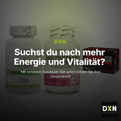 Ausdauer-Set: MST Magnesium + BioTech Multivit + Body Attack – Clean Showcase Plus