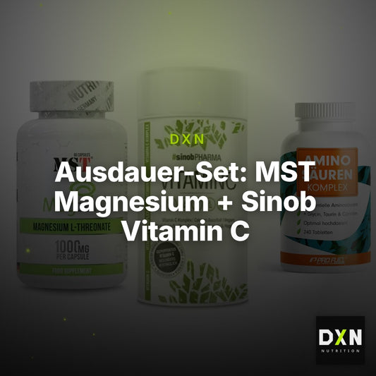 Ausdauer-Set: MST Magnesium + Sinob Vitamin C + ProFuel Aminosäu – Clean Showcase Plus