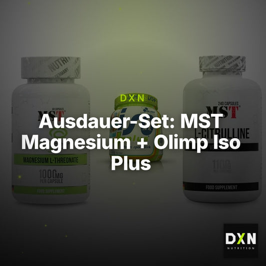 Ausdauer-Set: MST Magnesium + Olimp Iso Plus + MST Citrulline – Clean Showcase Plus