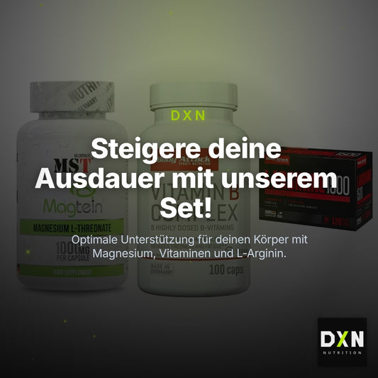 Ausdauer-Set: MST Magnesium + Body Attack Vitamin + 1 weitere – Clean Showcase Plus