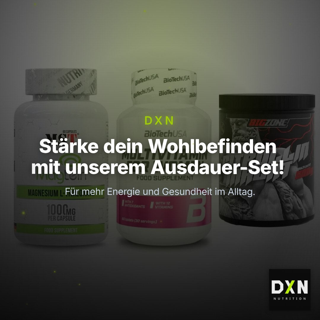 Ausdauer-Set: MST Magnesium + BioTech Multivit + Big Zone Citrull – Clean Showcase Plus