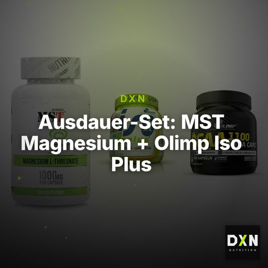 Ausdauer-Set: MST Magnesium + Olimp Iso Plus + Olimp BCAA Mega – Clean Showcase Plus