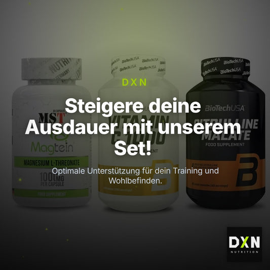 Ausdauer-Set: MST Magnesium + BioTech Vitamin + BioTech Citrulli – Clean Showcase Plus