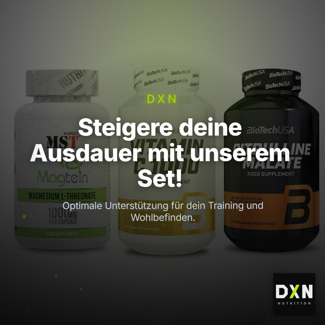 Ausdauer-Set: MST Magnesium + BioTech Vitamin + BioTech Citrulli – Clean Showcase Plus