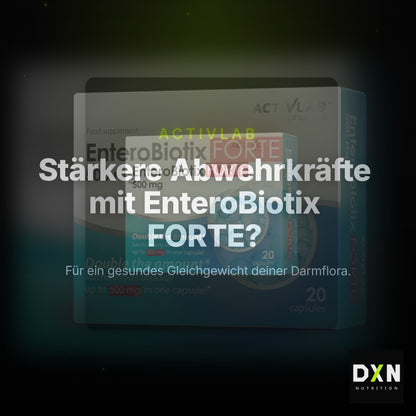 Activlab EnteroBiotix FORTE 500mg – 20 Kapseln – Clean Showcase Plus