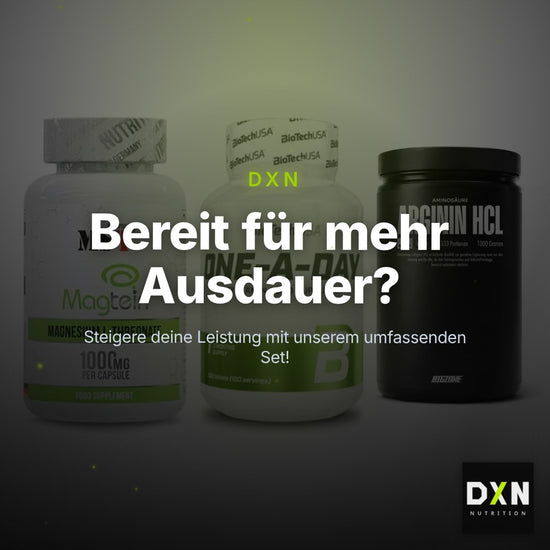 Ausdauer-Set: MST Magnesium + BioTech One A + Big Zone L-Argin – Clean Showcase Plus