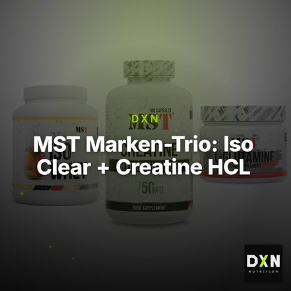 MST Marken-Trio: Iso Clear + Creatine HCL + Glutamine – Clean Showcase Plus