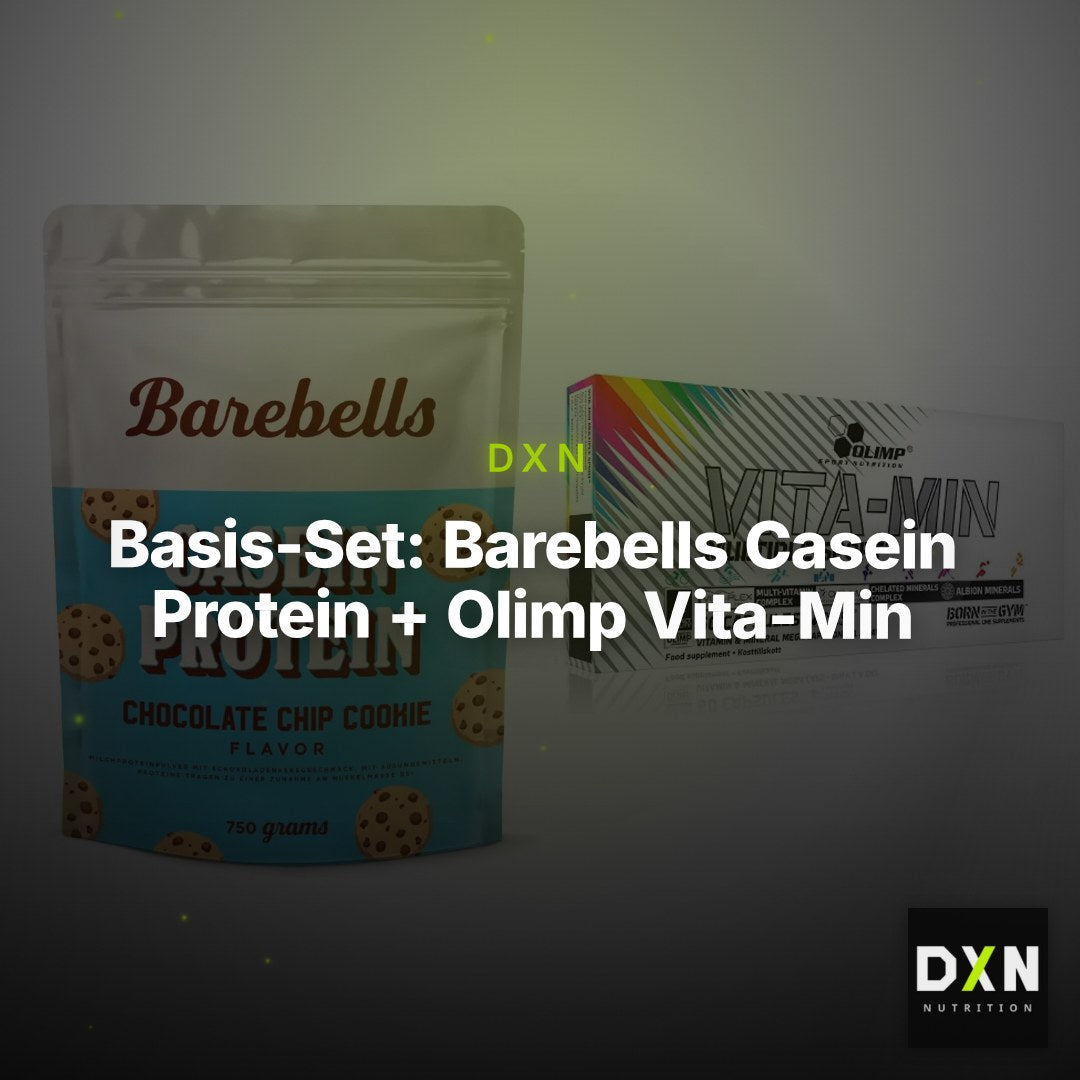 Basis-Set: Barebells Casein Protein + Olimp Vita-Min Multiple Sport – Clean Showcase Plus