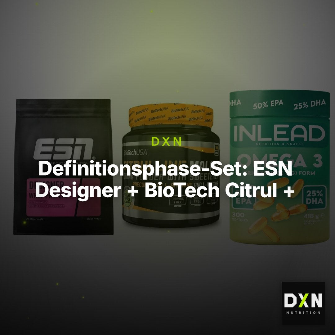 Definitionsphase-Set: ESN Designer + BioTech Citrul + INLEAD Omega-3 – Clean Showcase Plus