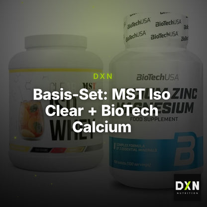 Basis-Set: MST Iso Clear + BioTech Calcium Zinc Magnesium 100 – Clean Showcase Plus