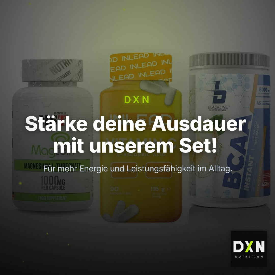 Ausdauer-Set: MST Magnesium + INLEAD Vitamin C + Blackline – Clean Showcase Plus
