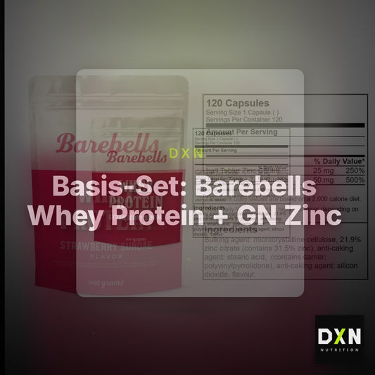 Basis-Set: Barebells Whey Protein + GN Zinc Citrate 120 Tabl. – Clean Showcase Plus