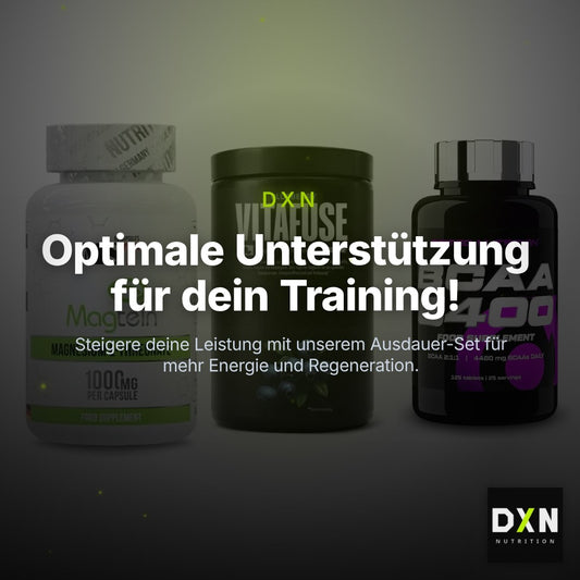 Ausdauer-Set: MST Magnesium + Big Zone Vitafus + Scitec BCAA 6400 – Clean Showcase Plus