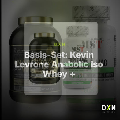Basis-Set: Kevin Levrone Anabolic Iso Whey + MST Tripple Mag – Clean Showcase Plus