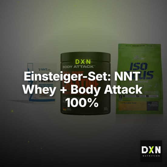 Einsteiger-Set: NNT Whey + Body Attack 100% + Olimp Iso Plus – Clean Showcase Plus