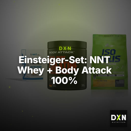 Einsteiger-Set: NNT Whey + Body Attack 100% + Olimp Iso Plus – Clean Showcase Plus