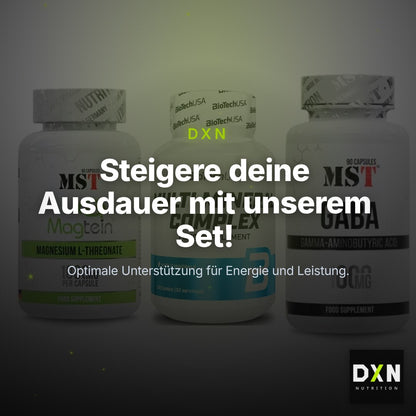 Ausdauer-Set: MST Magnesium + BioTech Multi + MST GABA 1000mg – Clean Showcase Plus
