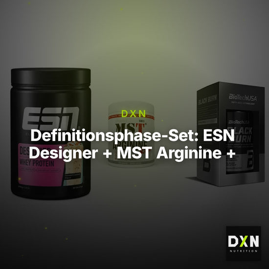 Definitionsphase-Set: ESN Designer + MST Arginine + BioTech Black – Clean Showcase Plus