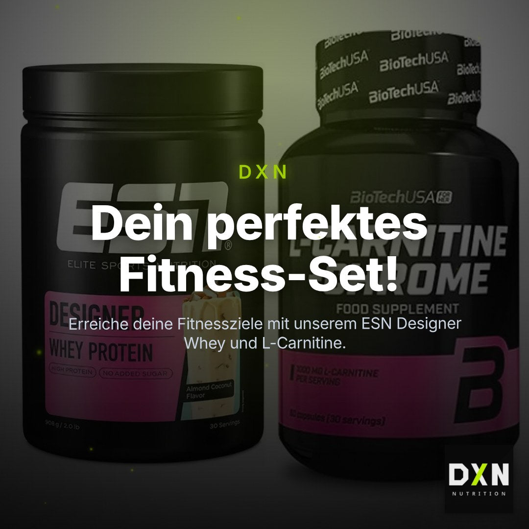 Basis-Set: ESN Designer Whey + BioTech L-Carnitine + Chrome – Clean Showcase Plus