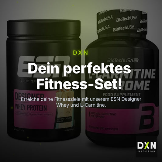 Basis-Set: ESN Designer Whey + BioTech L-Carnitine + Chrome – Clean Showcase Plus
