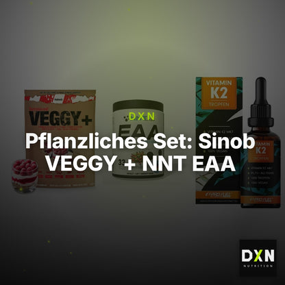 Pflanzliches Set: Sinob VEGGY + NNT EAA + ProFuel Vitamin – Clean Showcase Plus