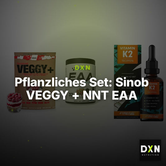 Pflanzliches Set: Sinob VEGGY + NNT EAA + ProFuel Vitamin – Clean Showcase Plus