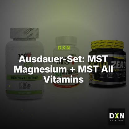 Ausdauer-Set: MST Magnesium + MST All Vitamins + BioTech BCAA – Clean Showcase Plus