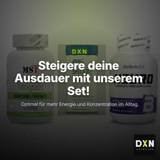 Ausdauer-Set: MST Magnesium + Applied Nutritio + BioTech Neuro – Clean Showcase Plus