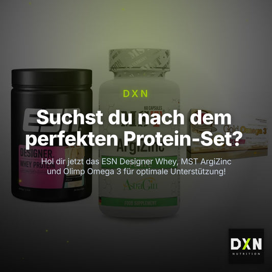 Definitionsphase-Set: ESN Designer + MST ArgiZinc + Olimp Omega 3 – Clean Showcase Plus
