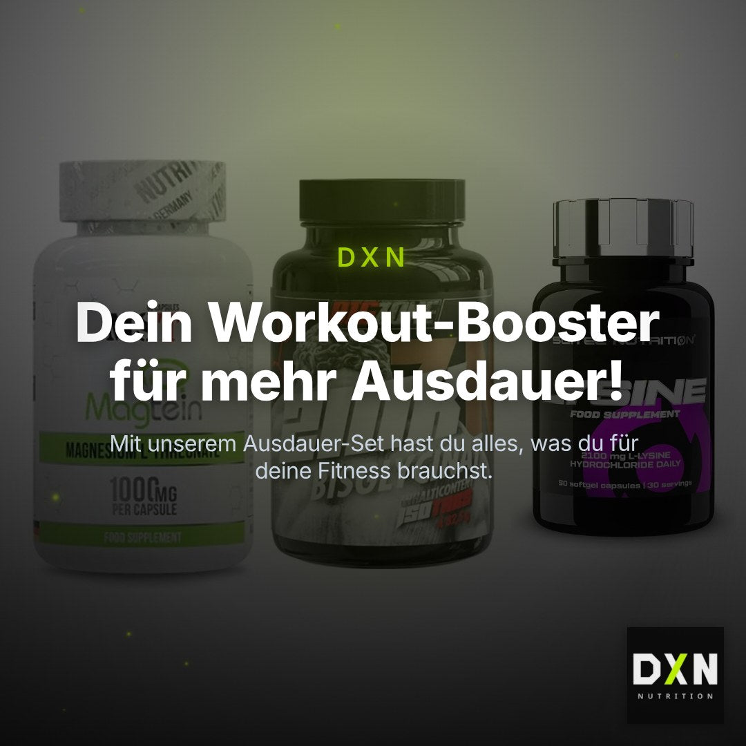 Ausdauer-Set: MST Magnesium + Big Zone Zink + Scitec Lysine – Clean Showcase Plus