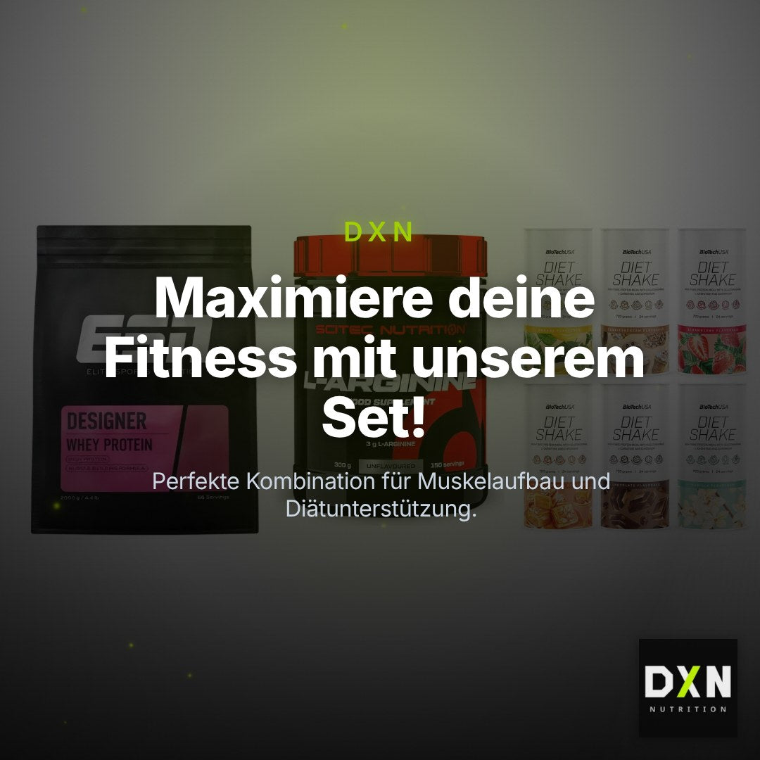 Definitionsphase-Set: ESN Designer + Scitec Arginin + BioTech Diet – Clean Showcase Plus