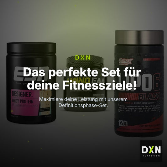 Definitionsphase-Set: ESN Designer + Olimp Amino + Nutrex Lipo 6 – Clean Showcase Plus