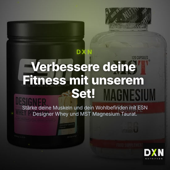Basis-Set: ESN Designer Whey + MST Magnesium Taurat – Clean Showcase Plus