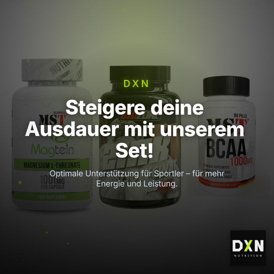 Ausdauer-Set: MST Magnesium + Big Zone Zink + MST BCAA 1000 – Clean Showcase Plus