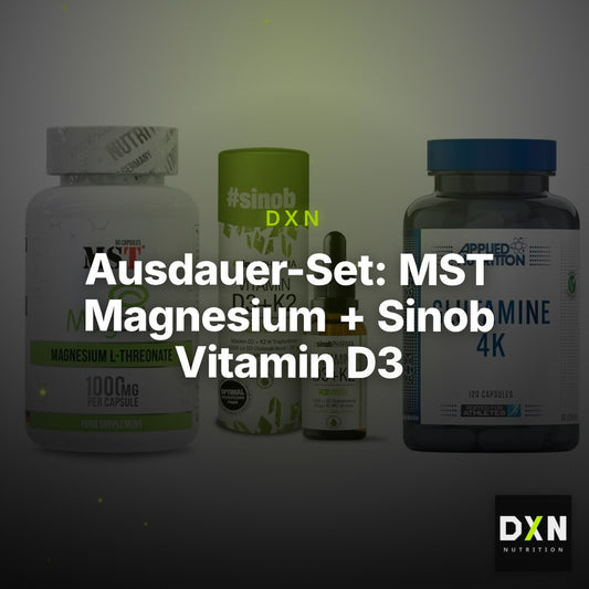 Ausdauer-Set: MST Magnesium + Sinob Vitamin D3 + Applied Nutritio – Clean Showcase Plus