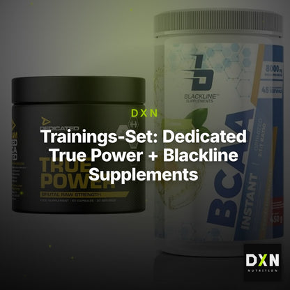 Trainings-Set: Dedicated True Power + Blackline Supplements BCAA – Clean Showcase Plus